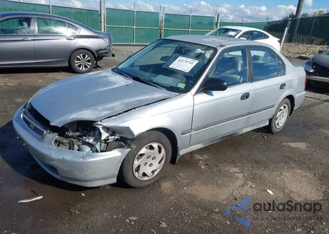 1997 Honda Civic Lx z USA, uszkodzony, nr VIN 2HGEJ6670VH527843